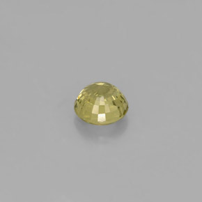 Granate grosularia verde natural de 0,54 ct, corte redondo, VS