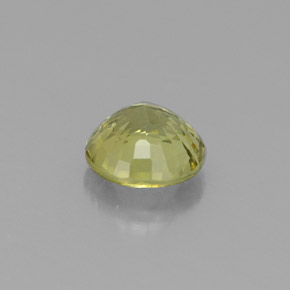 Granate grosularia verde natural de 0,54 ct, corte redondo, VS