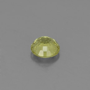Granate grosularia verde natural de 0,46 ct, corte redondo, VS-SI