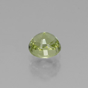Granate grosularia verde natural de 0,61 ct, corte redondo, VS