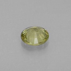 Granate grosularia verde natural de 0,29 ct, corte redondo, VVS-VS
