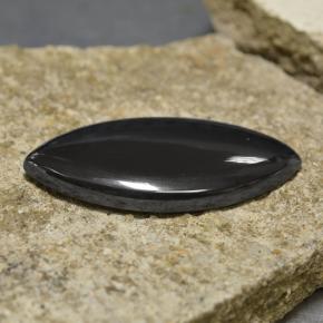 Hematites Gris oscuro natural de 44.75 ct, Marquesa, Opaco