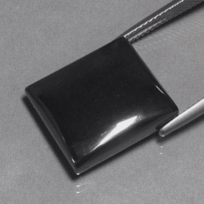 Hematites Gris negro natural de 29.22 ct, Corte Baguette, Opaco