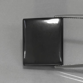 Hematites Gris negro natural de 35.61 ct, Corte Baguette, Opaco