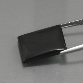 Hematites Gris negro natural de 29.56 ct, Corte Baguette, Opaco