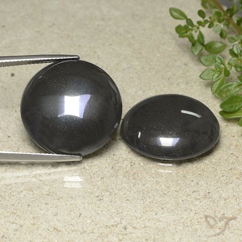 80.74ctw Natural Gris negro Hematites, Redondo, Opaco