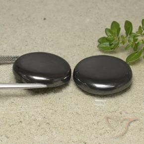 Gemas de Hematites Verde medio natural de 55.11 ct, Redondo, Opaco