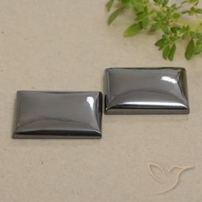 Gemas de Hematites Gris medio natural de 57.67 ct, Corte Baguette, Opaco