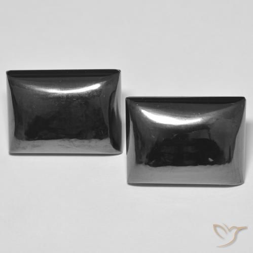 56.12ctw Natural Verde medio Hematites, Corte Baguette, Opaco