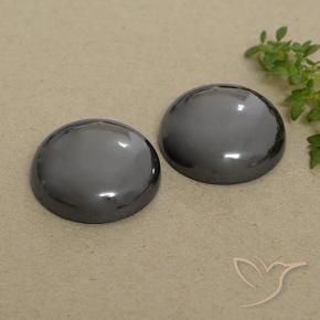 Gemas de Hematites Verde medio natural de 58.13 ct, Redondo, Opaco
