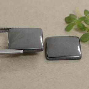 Gemas de Hematites Verde medio natural de 9.84 ct, Cuadrado, Opaco