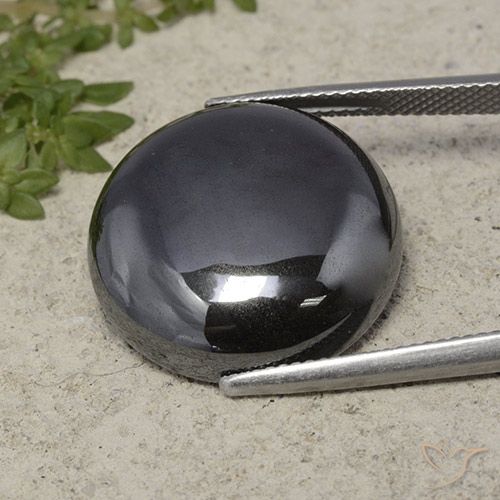 33.27ct Natural Gris negro Hematites, Redondo, Opaco