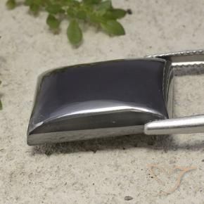 Hematites Gris negro natural de 28.35 ct, Corte Baguette, Opaco