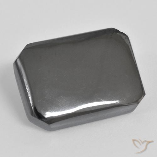 Hematites Verde medio natural de 17.55 ct, Corte Octágono / Esmeralda, Opaco