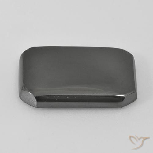 Hematites Verde medio natural de 17.55 ct, Corte Octágono / Esmeralda, Opaco