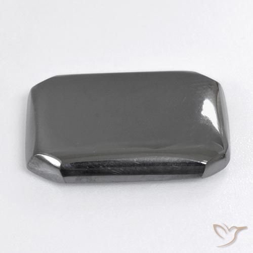 Hematites Verde medio natural de 18.98 ct, Corte Octágono / Esmeralda, Opaco