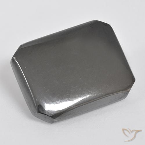 Hematites Verde medio natural de 19.67 ct, Corte Octágono / Esmeralda, Opaco