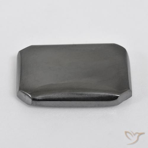 Hematites Verde medio natural de 19.67 ct, Corte Octágono / Esmeralda, Opaco