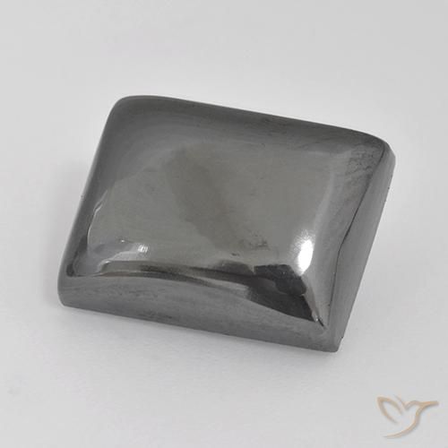 20.16ct Natural Gris medio Hematites, Corte Baguette, Opaco