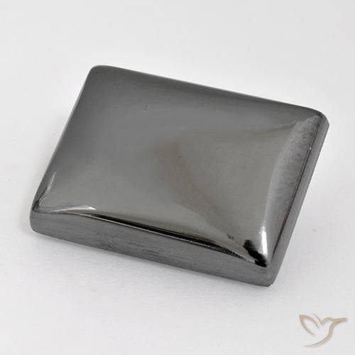 26.82ct Natural Gris medio Hematites, Corte Baguette, Opaco