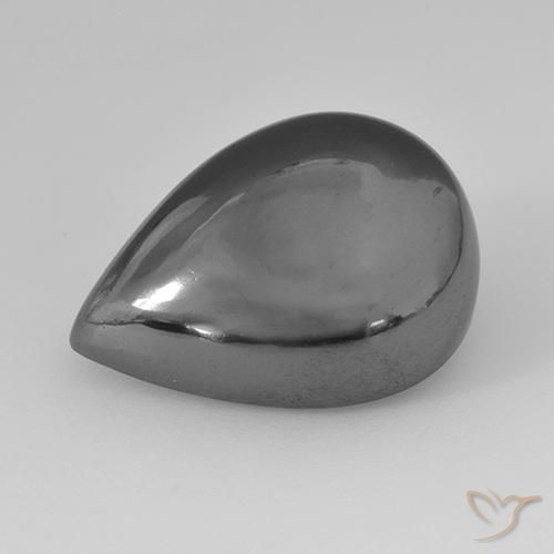 31.32ct Natural Gris Hematites, En forma de pera, Opaco