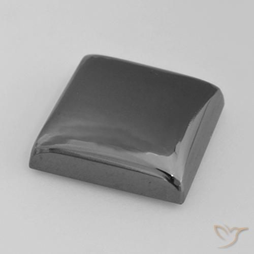 Hematites Gris medio natural de 21.92 ct, Cuadrado, Opaco