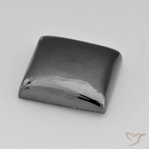 Hematites Gris plateado natural de 23.29 ct, Cuadrado, Opaco
