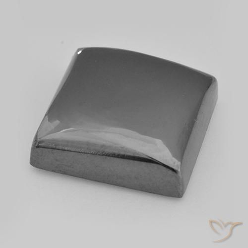 Hematites Gris medio natural de 25.13 ct, Cuadrado, Opaco