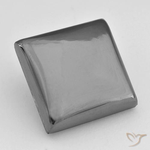 27.30ct Natural Gris medio Hematites, Cuadrado, Opaco