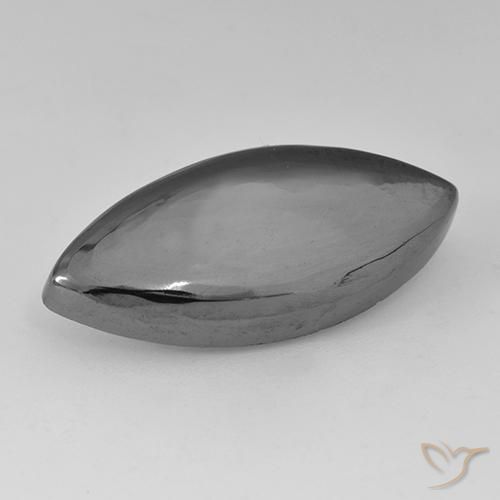 23.24ct Natural Gris medio Hematites, Marquesa, Opaco