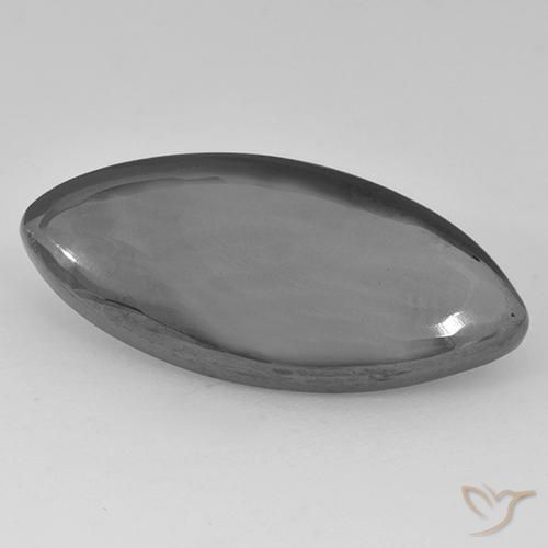 Hematites Gris medio natural de 14.12 ct, Marquesa, Opaco