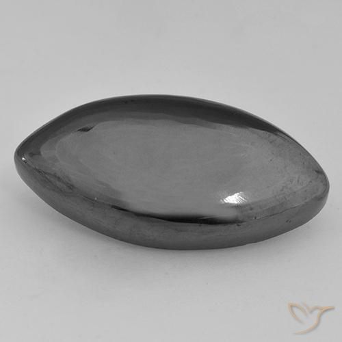 Hematites Gris medio natural de 21.59 ct, Marquesa, Opaco