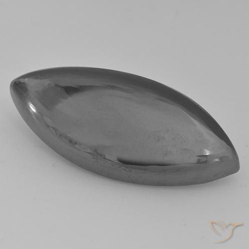 Hematites Gris medio natural de 29.54 ct, Marquesa, Opaco