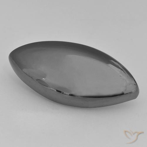 Hematites Gris medio natural de 19.34 ct, Marquesa, Opaco