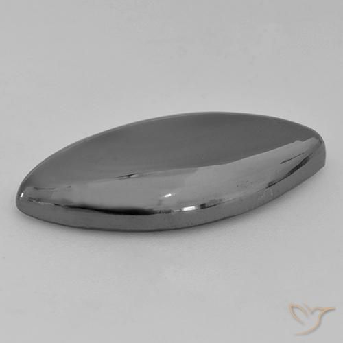 Hematites Gris medio natural de 19.34 ct, Marquesa, Opaco