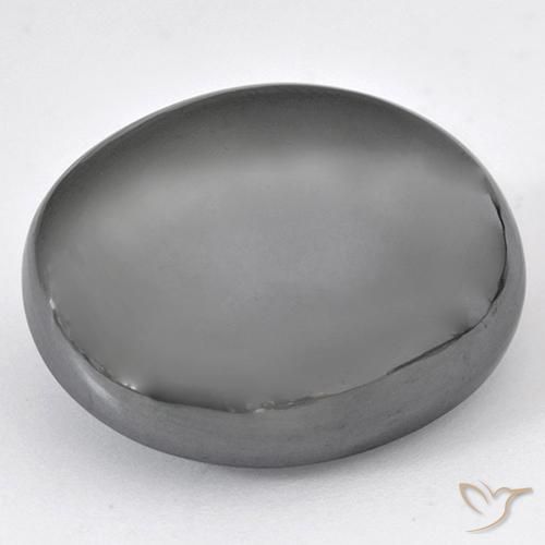 47.89ct Natural Gris medio Hematites, Ovalada, Opaco