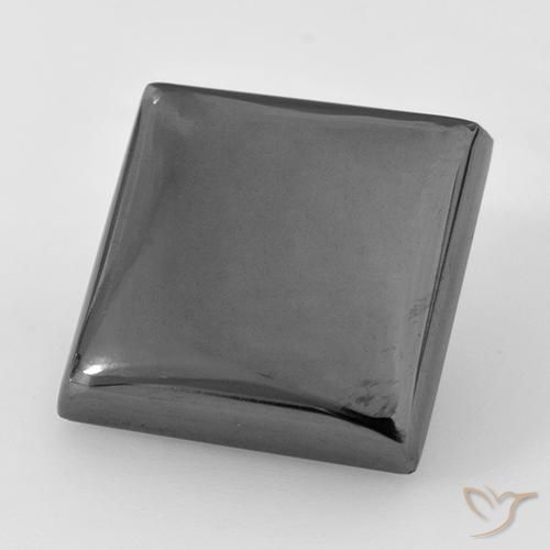 Hematites Gris plateado natural de 24.04 ct, Cuadrado, Opaco
