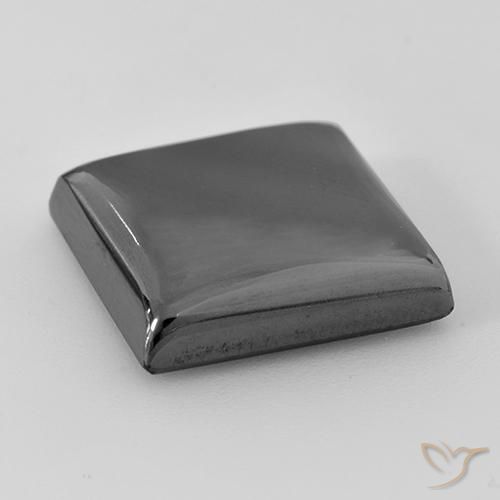 Hematites Gris plateado natural de 24.04 ct, Cuadrado, Opaco
