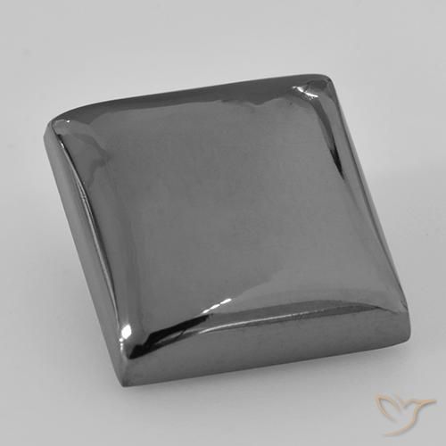 28.45ct Natural Verde medio Hematites, Cuadrado, Opaco