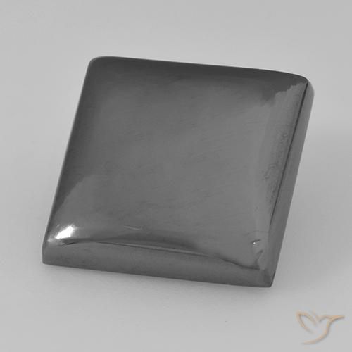 Hematites Gris medio natural de 23.37 ct, Cuadrado, Opaco