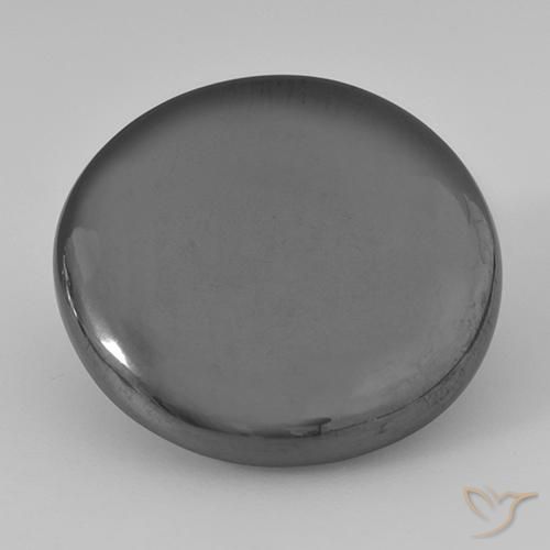 33.19ct Natural Verde medio Hematites, Redondo, Opaco