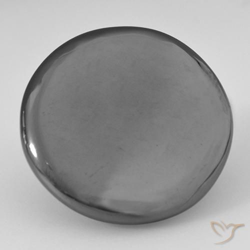 31.75ct Natural Verde medio Hematites, Redondo, Opaco