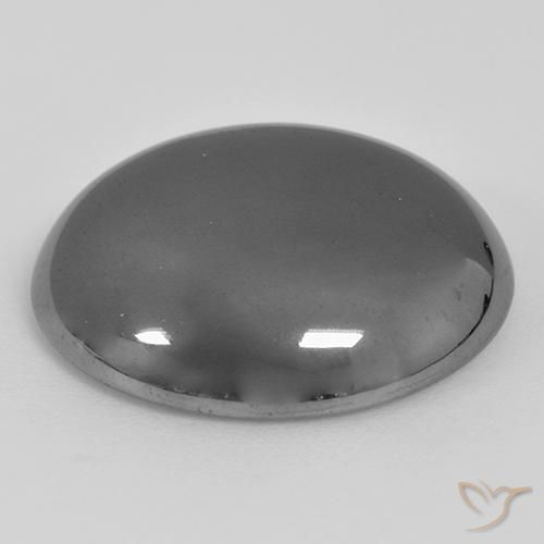 Hematites Verde medio natural de 39.41 ct, Redondo, Opaco