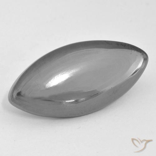 14.86ct Natural Gris medio Hematites, Marquesa, Opaco