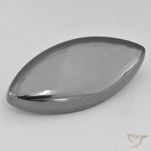 29.62ct Natural Gris medio Hematites, Marquesa, Opaco