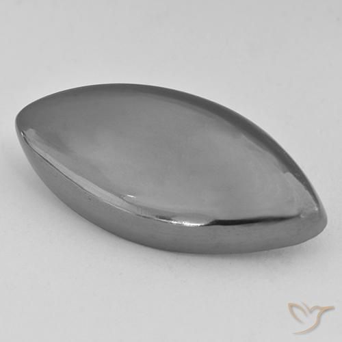 Hematites Gris medio natural de 29.62 ct, Marquesa, Opaco