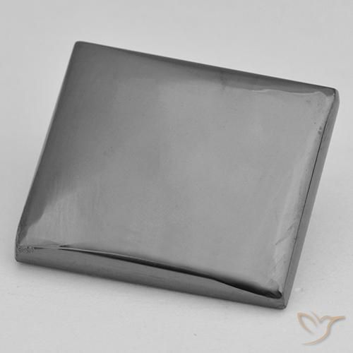 23.01ct Natural Gris medio Hematites, Corte Baguette, Opaco