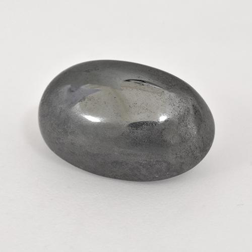 Hematites Gris medio natural de 10.26 ct, Corte Óvalo, Opaco