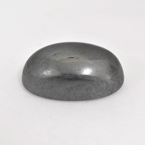 Hematites Gris medio natural de 10.26 ct, Corte Óvalo, Opaco