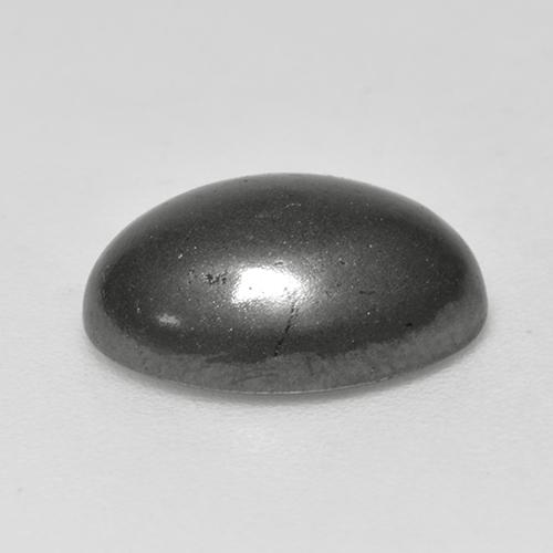 Hematites Gris natural de 6.85 ct, Corte Óvalo, Opaco